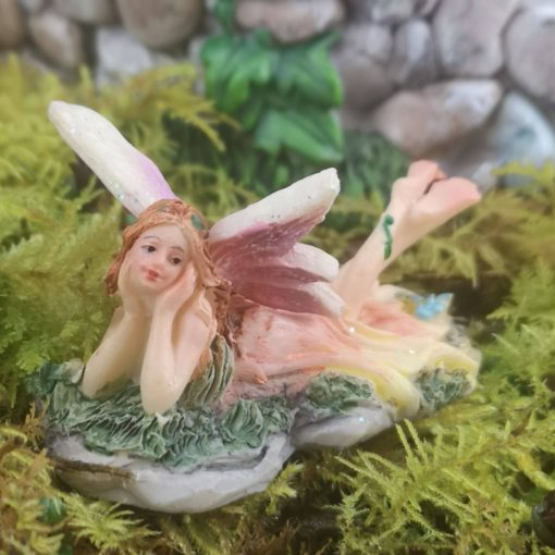 pink fairy figurine