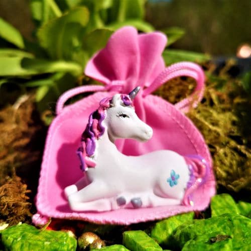 pocket unicorn garden ornament