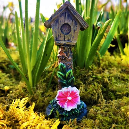 fairy garden bird house