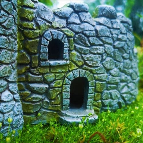 miniature castle door view