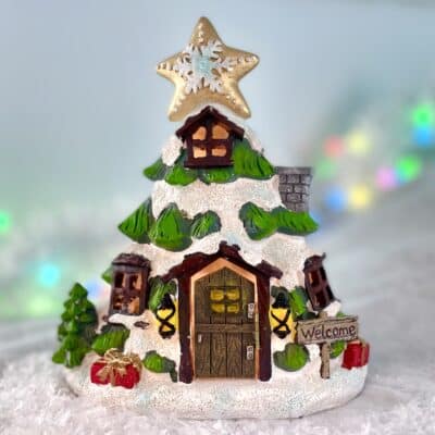 christmas Tree Fairy House