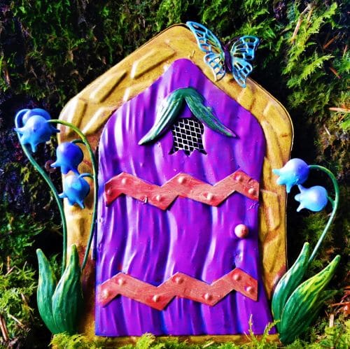 purple fairy door