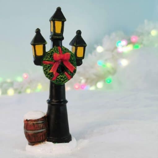 christmas fairy lamp post