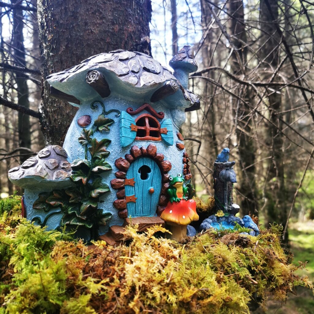 Fairy houses at Derryounce fairy trail
