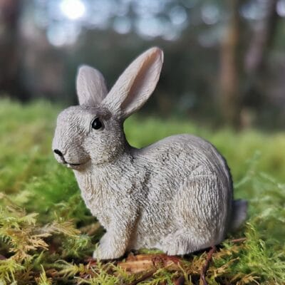 miniature rabbit ornament