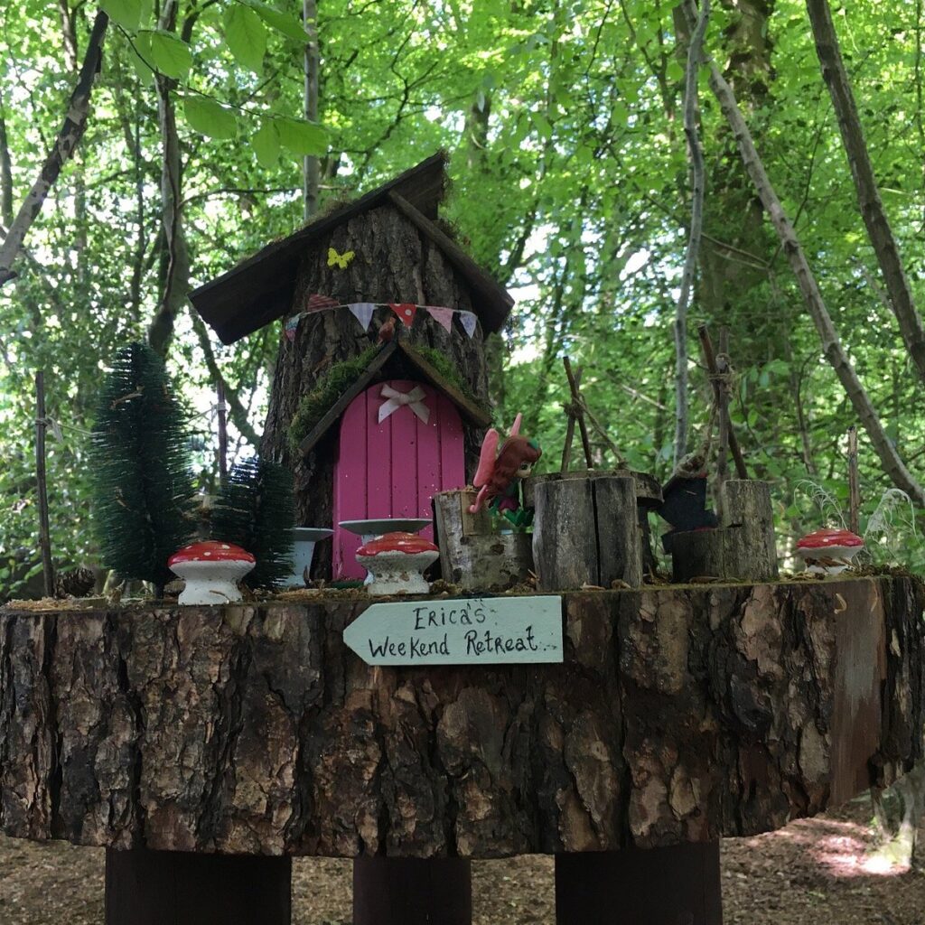 Erica's forest weekend retreat  fairy houses