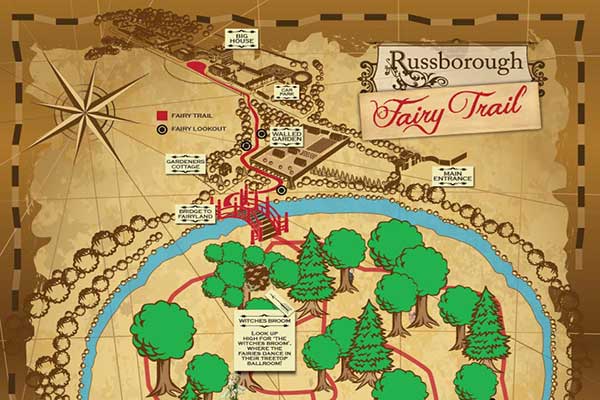 Map of the Russborough house trail