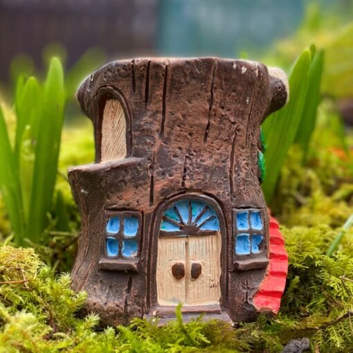 miniature fairy treehouse
