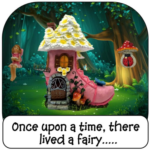 boot fairy house