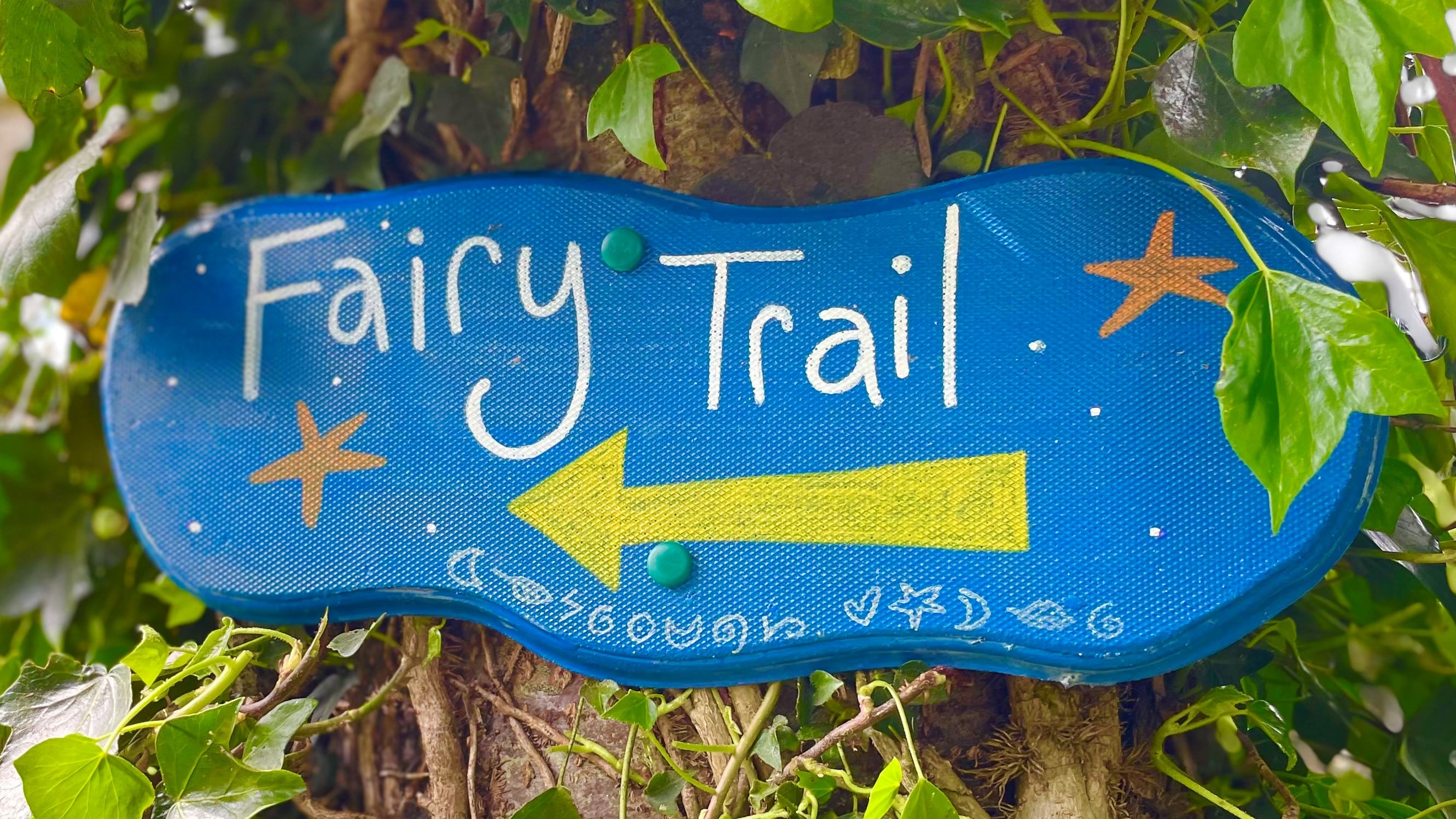 fairy trail sign