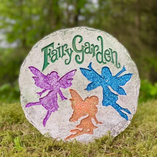lilac fairy garden sign