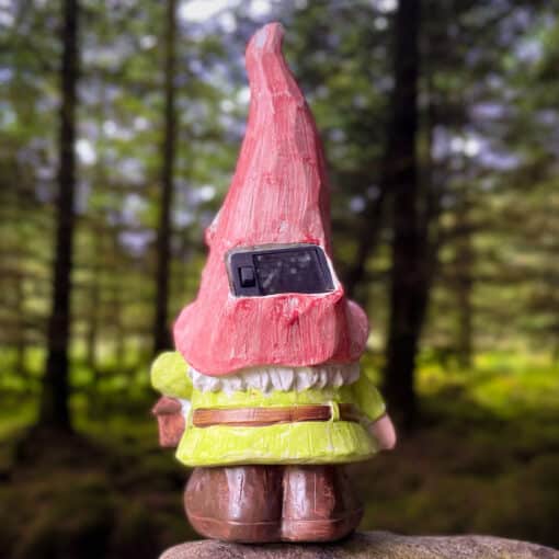 solar gnome ornament