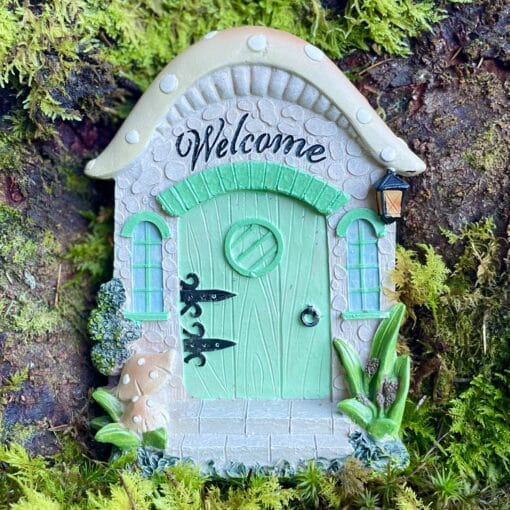 toadstool welcome fairy door