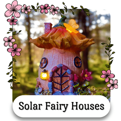 solar fairy house for the garden