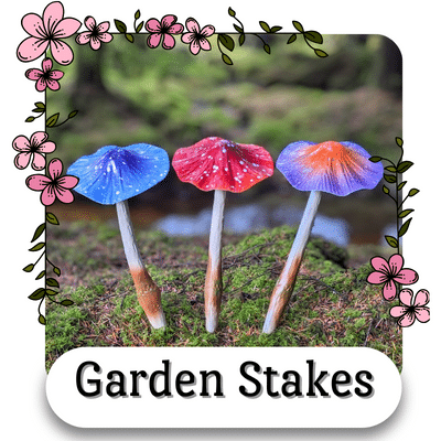 Irish colourful stakes for the garden