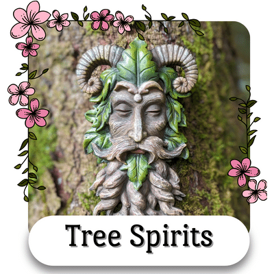 tree spirit green men wall plaques